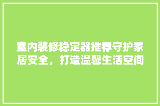 室内装修稳定器推荐守护家居安全，打造温馨生活空间